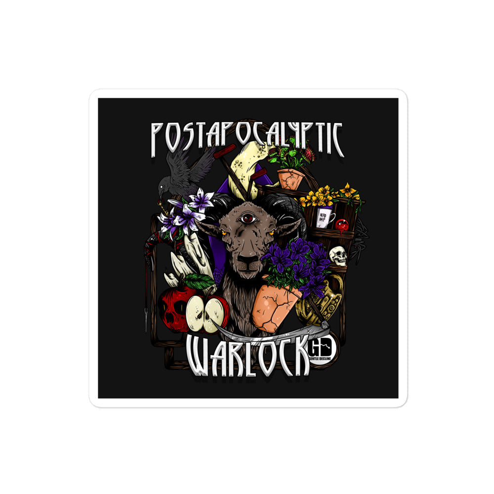Post-Apocalyptic Warlock Sticker