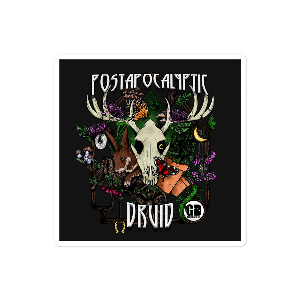 Post-Apocalyptic Druid Sticker